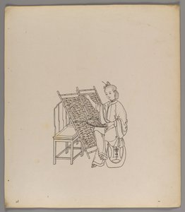 Album of separate leaves: Silk Cultivation and Production by Chinese School